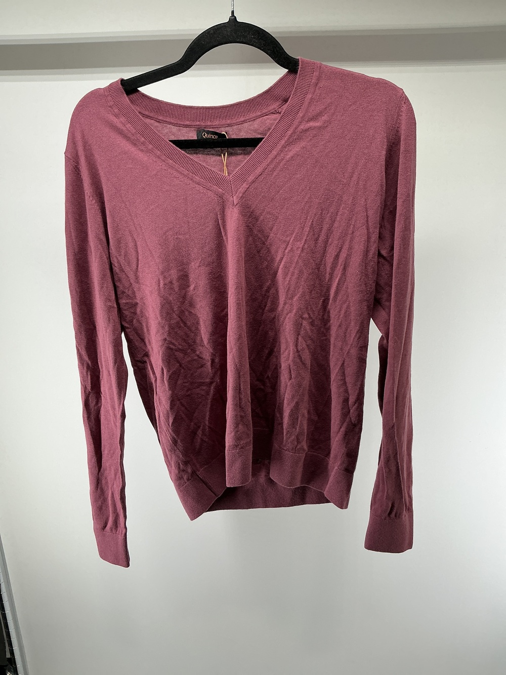 Lightweight Cotton Cashmere V-Neck Sweater